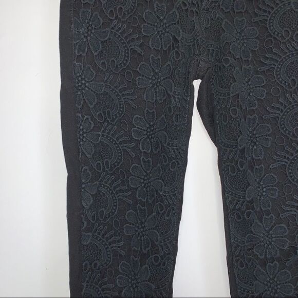 Carmar Black Floral Skinny Jeans‎ - Picture 3 of 6